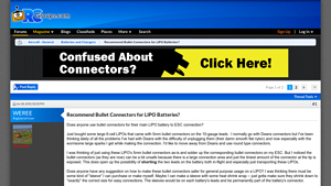 RC Groups - Battery Connectors