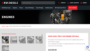 Isuzu - 4HK1 Tier 3 24V Engine