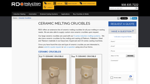 RDO - Ceramic Melting Crucibles