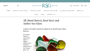 Real Sea Glass - Earth-Toned Treasures