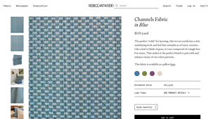 Rebecca Atwood - Channels Fabric in Blue