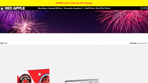 Red Apple Fireworks - Aerial Cakes