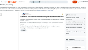 Turfmatic - Electric Power Broom Recommendations