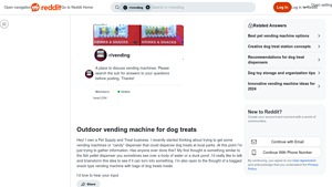 PawTreats - Outdoor Vending Solutions
