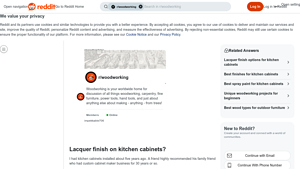Lacquer Finish - Kitchen Cabinets Concerns