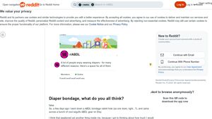 Reddit - Diaper Bondage Discussion