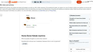 Home Doner Kebab Machine - User Reviews & Alternatives