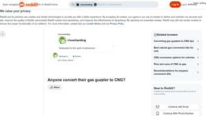 Reddit - CNG Conversion for Gas Guzzlers