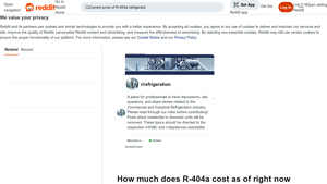 R-404a Refrigerant - Current Pricing Insights