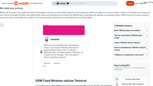 Reddit - GSM Fixed Wireless Cellular Terminal