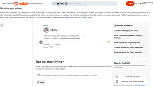 Reddit - Flight School Experience