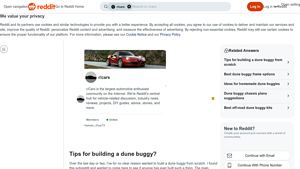 Reddit - Budget-Friendly VW Buggy Build Guide