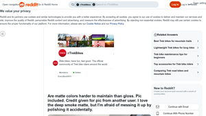 Reddit - Deep Smoke Matte Finish Insights