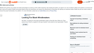 Windbreakers - Supplier Options