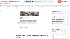 Lifetime Green Coatings - Gypsum-Based Garage Floor Coating