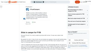 Lance - 650 Slide In Camper for F150