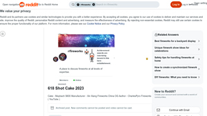 Xin Xiang Fireworks - 618 Shot Cake 2023
