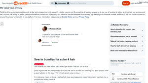 Reddit - Hair Weaving Solutions for Color 4 Hair