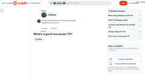 Reddit - Ultra Low Power Tech Solutions