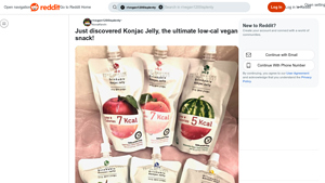 Konjac Jelly - Low-Cal Vegan Snack