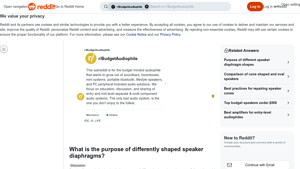 Edifier - R1700BT vs. R1280T Speaker Diaphragm Design