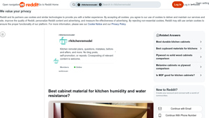 Cabinets - Material Options and Durability
