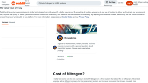 Nitrogen - HVAC Pressure Testing