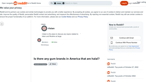 Halal Gum Brands in America