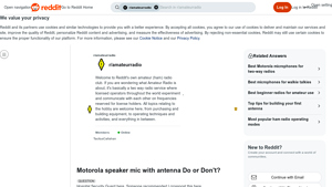 Motorola - PMMN4024A Speaker Mic