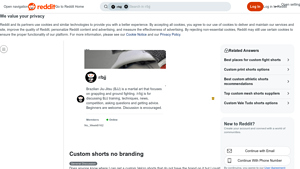 Custom Velcro Shorts - Branding Options Available