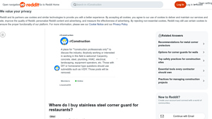 Corner Guard Store - Stainless Steel Corner Guard