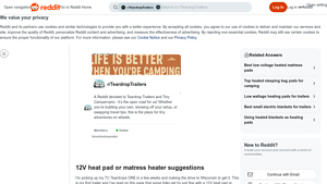 12V Heat Solutions - Electric Blankets for Teardrop Trailers