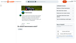 Diesel Lawn Mowers - Key Brands and Pricing