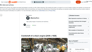 Wärtsilä-Sulzer - RTA96-C Crankshaft