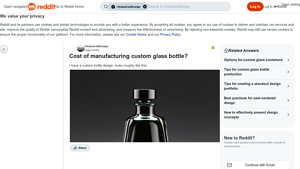 Custom Glass Bottle Design - Key Product