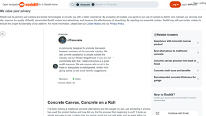Concrete Canvas - Innovative Concrete Alternative