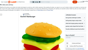 Trolli - Gummi Hamburger