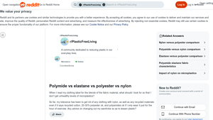 Reddit - Clothing Materials Insights