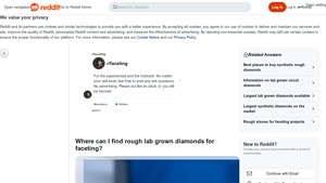 Reddit - Lab Grown Diamonds