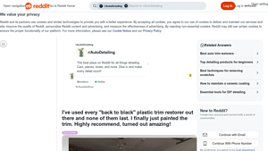 Painted Trim - Lasting Solution