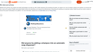 Reddit - Shampoo Separation Explained