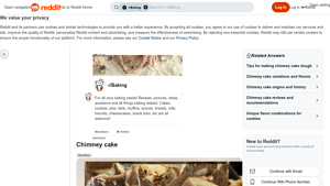 Reddit - Chimney Cake Recipe