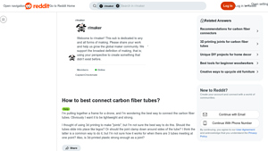 Reddit - Carbon Fiber Drone Frame Solutions