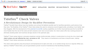 Red Valve - Tideflex Duckbill Check Valves
