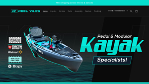 Reelyaks - Modular Pedal Fishing Kayaks