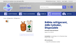 Refrigerant Guys - R404a Refrigerant 24 lb Cylinder