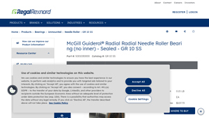 Regal Rexnord - McGill Guiderol® Sealed Needle Roller Bearing