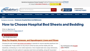 Rehab Mart - Essential Hospital Bed Bedding