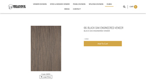 Reliance Veneer - Black Oak Engineered Veneer