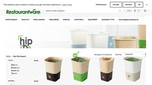 Restaurantware - Hip 2 Be Square Collection